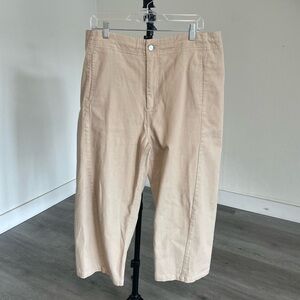 Rouchа Paya Denim barrel cropped pants